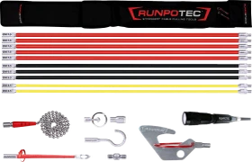 Runpotec Runposticks Comfort Kabeleinzug-Set, 19-tlg.