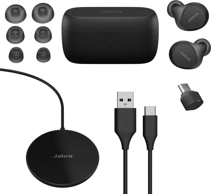 Jabra Evolve2 Buds USB-C MS inkl. Wireless Charging Pad