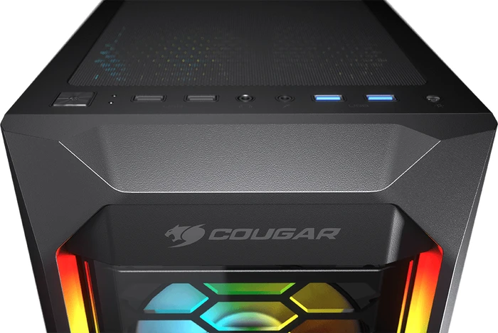 Cougar MX410-G RGB, Glasfenster
