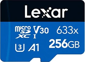 Lexar High-Performance 633x R100/W45 256GB Kit, UHS-I U3, A1, Class 10