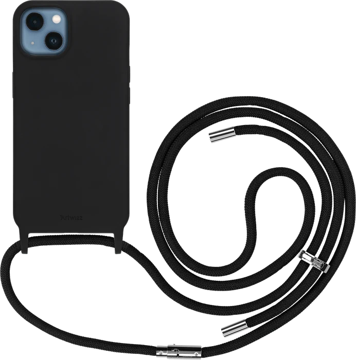Artwizz HangOn Case Silicone für Apple iPhone 13 schwarz