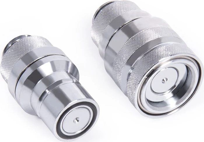 Alphacool Eiszapfen G1/4" AG Schnellverschluss Kupplung Set, chrome