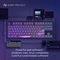 Dark Project ALU87B Celestial Gaming Keyboard, violett, LEDs RGB, g3ms Voidstone Silent, USB, DE Vorschaubild