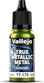 Vallejo True Metallic Metal Airbrush amber green, 18ml