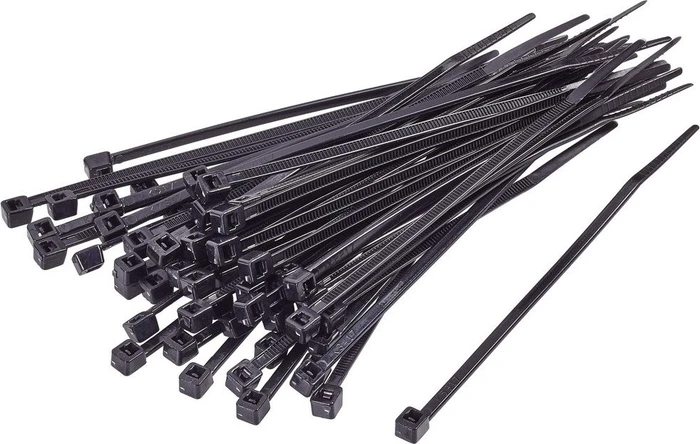Conrad Electronic TRU Components Polyamid Kabelbinder, 14.2mm, 810mm, schwarz, 100 Stück (TC-BT-810-8.8-UVB)