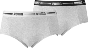 Puma 2er Pack Panties Boxer Briefs grau (Damen)