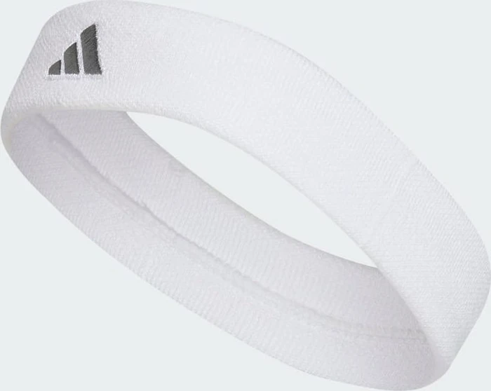 adidas Tennis Stirnband white/iron metallic