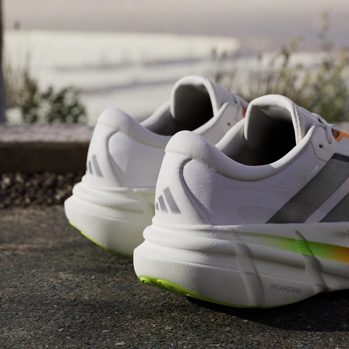 adidas Adistar 5 cloud white/iron metallic/lucid tangerine (Herren)