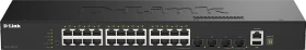 D-Link DGS-1530 Rackmount Gigabit Smart Switch, 24x RJ-45, 4x SFP+ (DGS-1530-28)