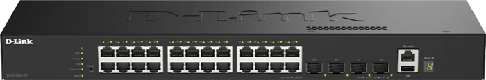 D-Link DGS-1530 Rackmount Gigabit Smart Switch, 24x RJ-45, 4x SFP+
