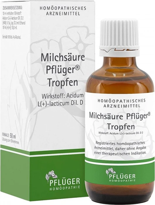 Milchsäure Pflüger Tropfen, 50ml