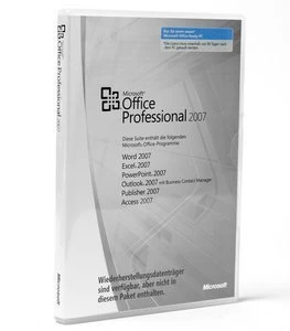 Microsoft Office 2007 Professional MLK, 1 User, DSP/SB, Media Pack (multilingual) (PC)