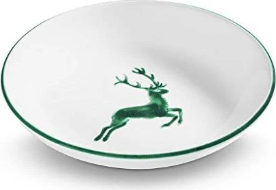 Gmundner Keramik Grüner Hirsch Suppenteller Cup 20cm