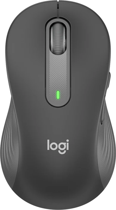 Logitech Signature M650 Large Left, Graphite, Linkshänder, Logi Bolt, USB/Bluetooth