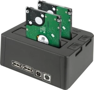 Sharkoon SATA Quickport Duo v.1, USB 2.0/eSATA