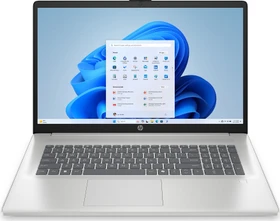 HP Laptop 17-cp2154ng, Natural Silver (Tastatur grau), Ryzen 5 7520U, 16GB RAM, 512GB SSD, DE