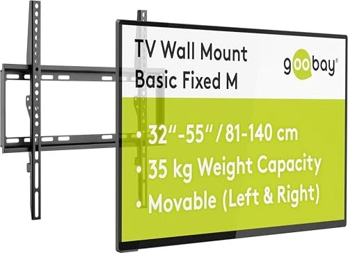 Wentronic Goobay TV-Wandhalterung Basic fixed M