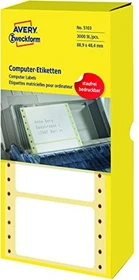 Avery-Zweckform Endlosetiketten, 88.9x48.4mm, weiß, 500 Blatt (3000 Etiketten)