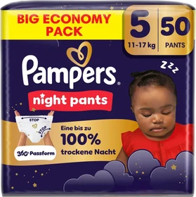 Pampers Baby-Dry night pants Gr.5 Einwegwindel, 11-17kg, 50 Stück