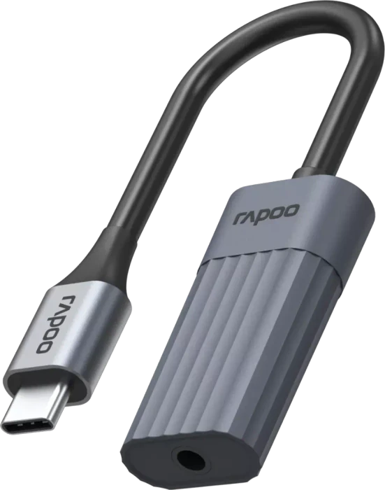 Rapoo UCA-1012 Audio Adapter, 1x USB-C [Stecker]