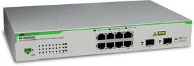 Allied Telesis GS950 Desktop Gigabit Smart Switch, 6x RJ-45, 2x RJ-45/SFP (AT-GS950/8 / 990-003644)