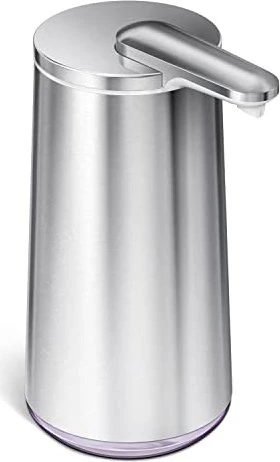 simplehuman Sensor Foam Pump Automatischer Seifenspender 295ml edelstahl gebürstet