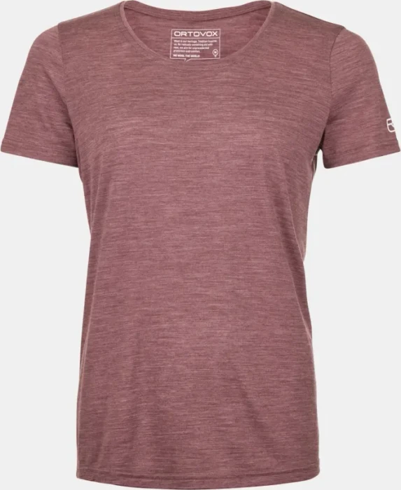 Ortovox 120 Cool Tec Clean Funktionsshirt kurzarm mountain rose blend (Damen)