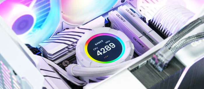 ID-Cooling Space LCD SL240 XE White