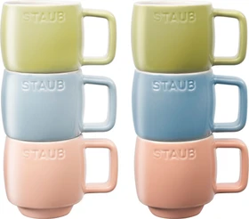 Zwilling Staub Ceramique Tasse 100ml macaron, 6 Stück