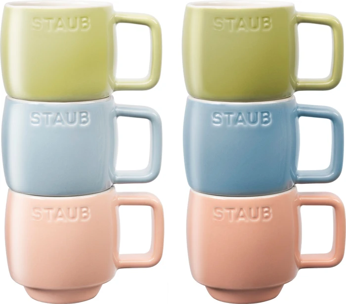 Zwilling Staub Ceramique Tasse 100ml macaron, 6 Stück