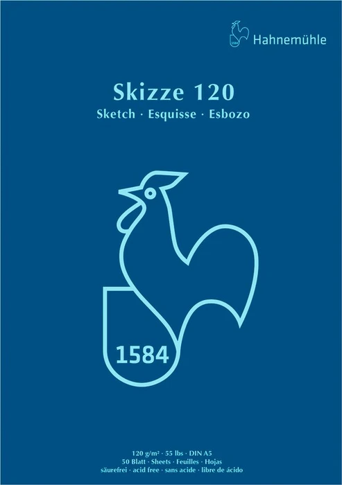 Hahnemühle Skizze 120 Skizzenblock, A5, 50 Blatt