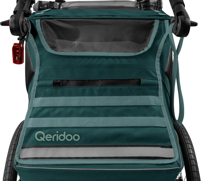 Qeridoo Kidgoo 2 Fahrradanhänger pacific blue (Modell 2026)