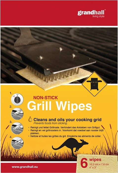Grandhall Grill Reinigungstücher, 6 Stück