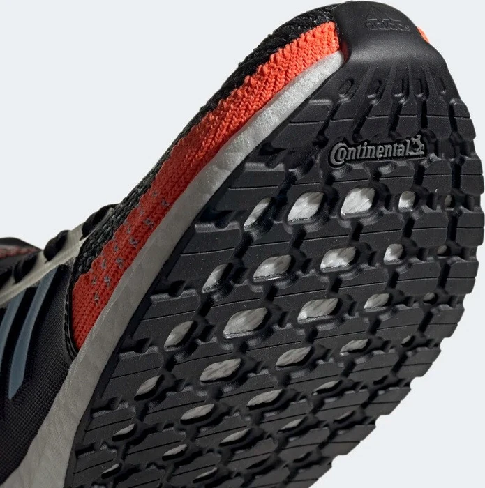 adidas Ultraboost 19 core black/glow blue/hi-res coral (Damen)