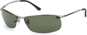 Ray-Ban RB3183 Top Bar 63mm gunmetal/green polarized (Herren)