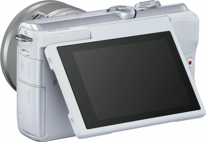 Canon EOS M200 weiß mit Objektiv EF-M 15-45mm 3.5-6.3 IS STM