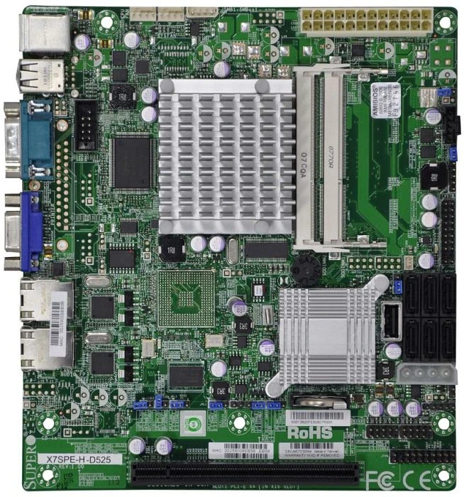 Supermicro X7SPE-H-D525, bulk