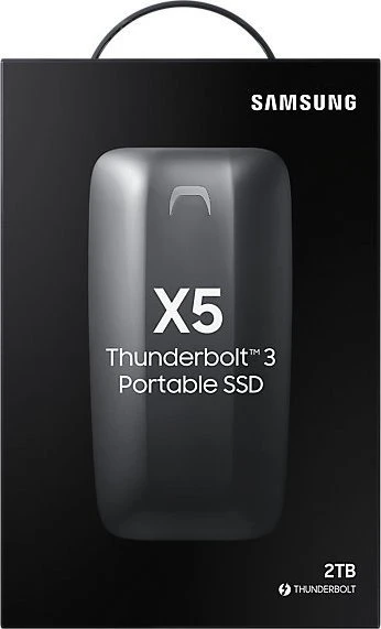 Samsung Portable SSD X5, 1TB, Thunderbolt 3 / USB-C 3.1