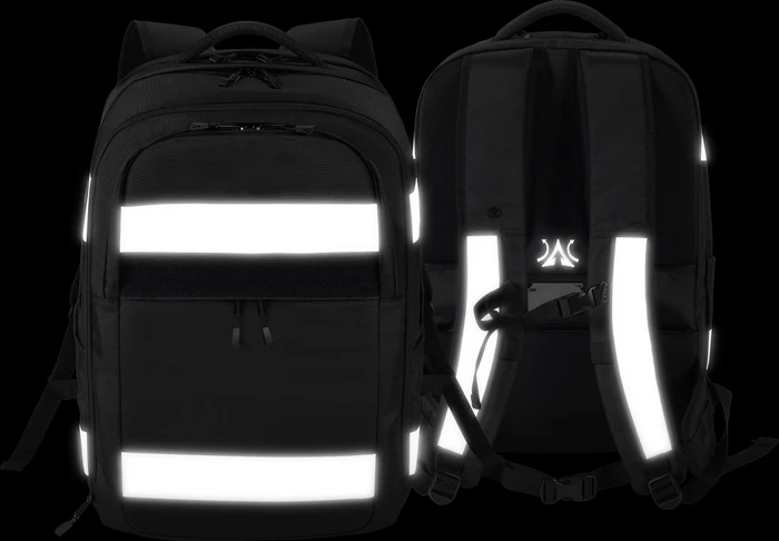 Dicota Reflective 32-38 Liter, Notebook Rucksack, schwarz