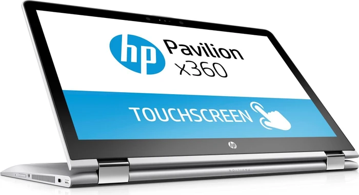 HP Pavilion x360 15-br009ng, silber, Core i5-7200U, 8GB RAM, 256GB SSD, DE