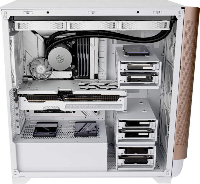SilverStone Seta A2 Rose Gold, Glasfenster