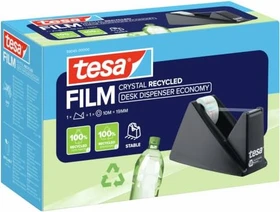 tesa tesafilm Tischabroller Eco & Crystal Easy Cut, 19mm/33m