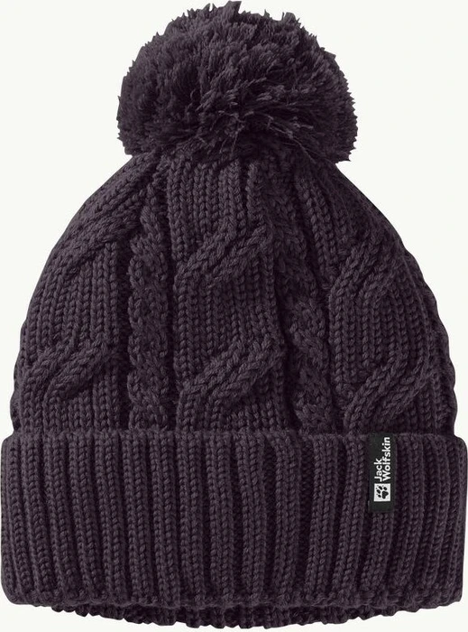 Jack Wolfskin Pompom Beanie midnight plum