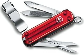 Victorinox NailClip 580 Taschenmesser rot transparent