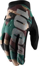 100% Brisker Fahrradhandschuhe camo/schwarz