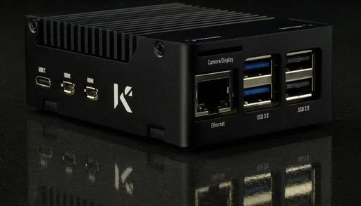 KKSB Aluminiumgehäuse für Raspberry Pi 5, schwarz