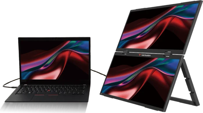 Verbatim Portable Dual Monitor Essentials, 15.6"