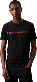 Calvin Klein Core Institutional Logo Slim Fit T-Shirt kurzarm ck black/salsa (Herren)