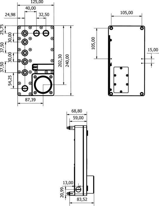 Alphacool Core Distro Plate 240 Links VPP/D5, Verteilerplatte