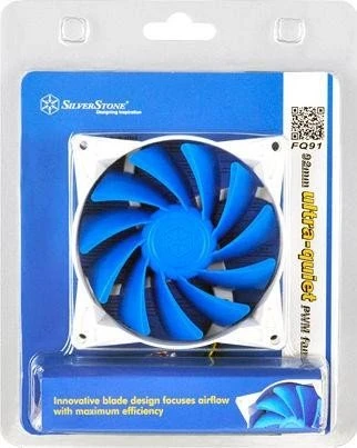 SilverStone FW91 weiß/blau, 92mm